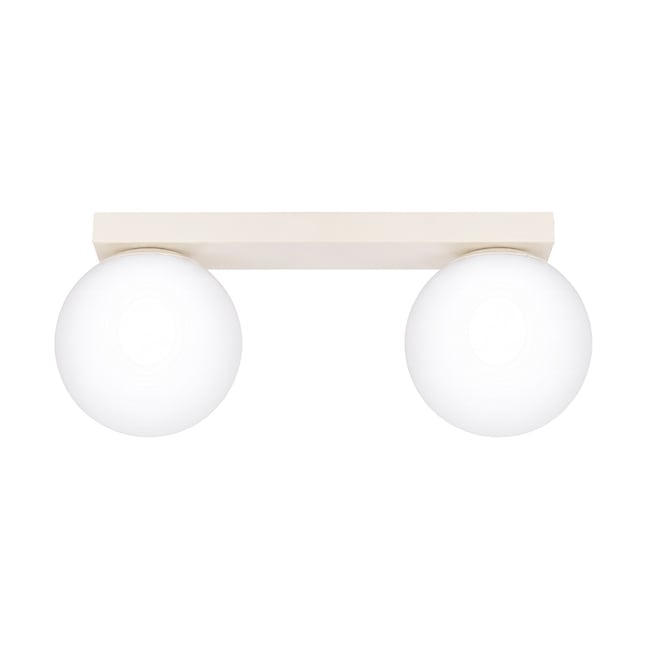 Plafonnier Acier Beige G9 2 Yoli Couleur beige <span itemprop=