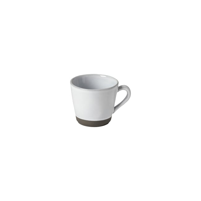 Tasse à thé en eco grès, PLANO Couleur blanc <span itemprop=