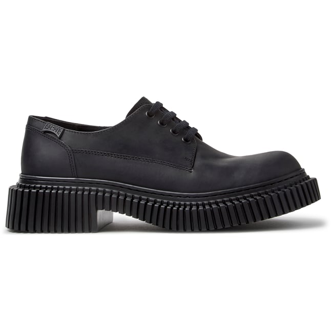 Derbies Pix Berlin Nubuck Leather noir 004 <span itemprop=