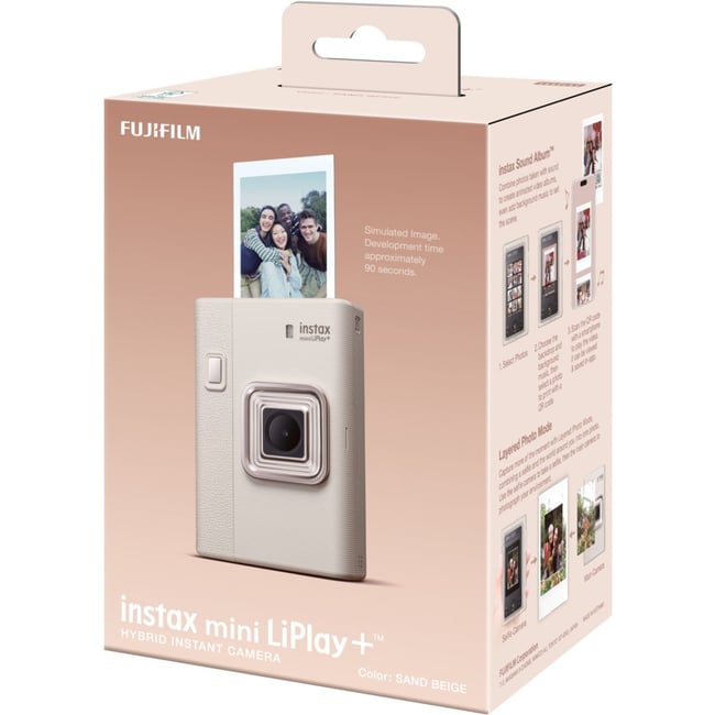 Appareil photo Instantané Intax Liplay plus beige - FUJIFILM