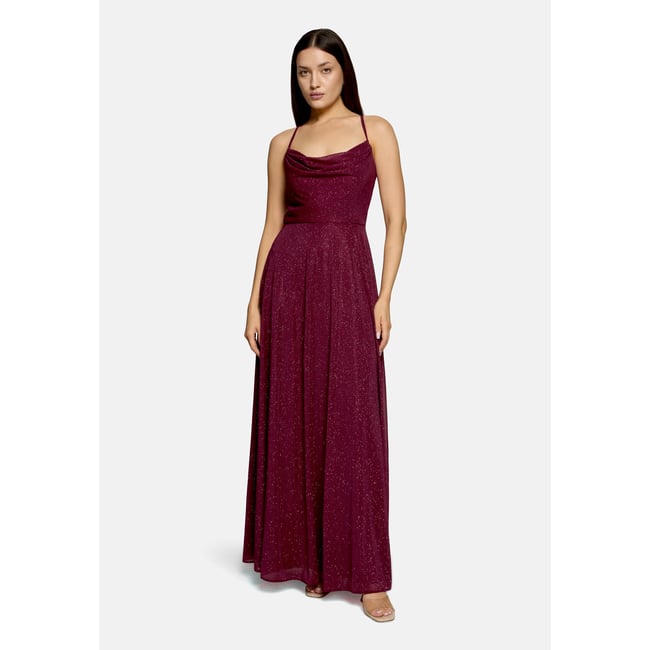 Robe de soirée à encolure bénitier - VERA MONT