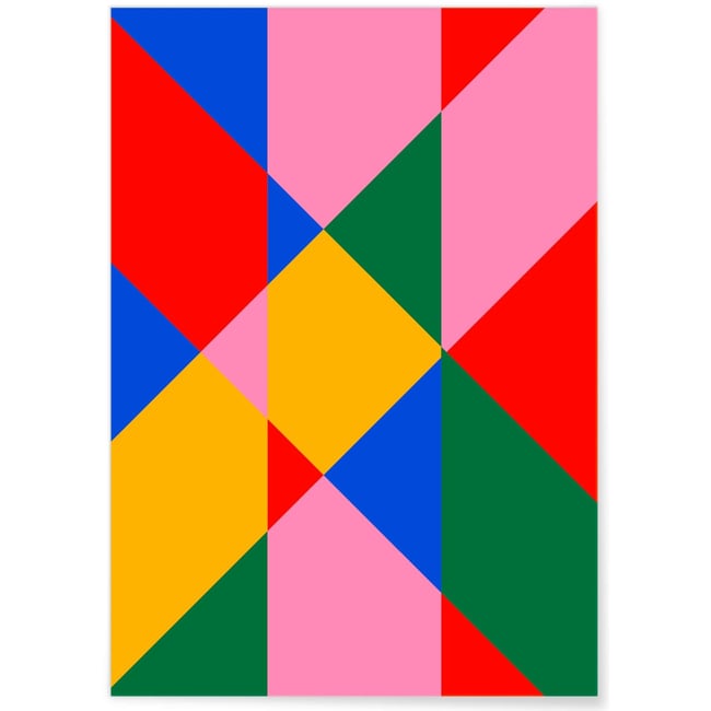 Affiche Bauhaus 2 Couleur blanc <span itemprop=