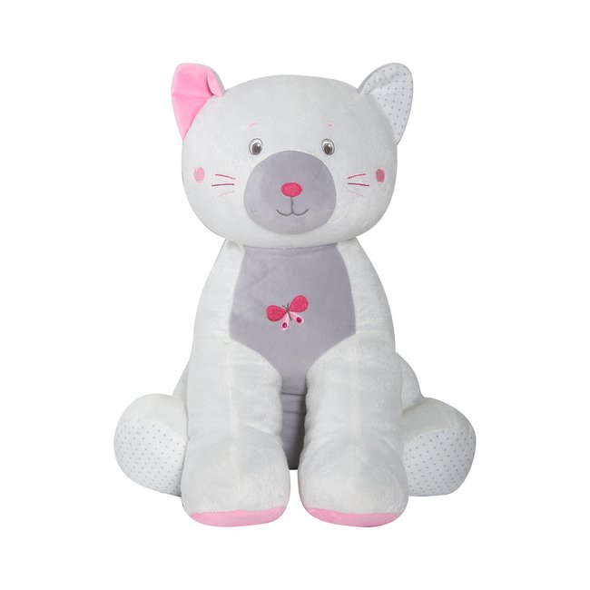 Range pyjama peluche chat rose <span itemprop=