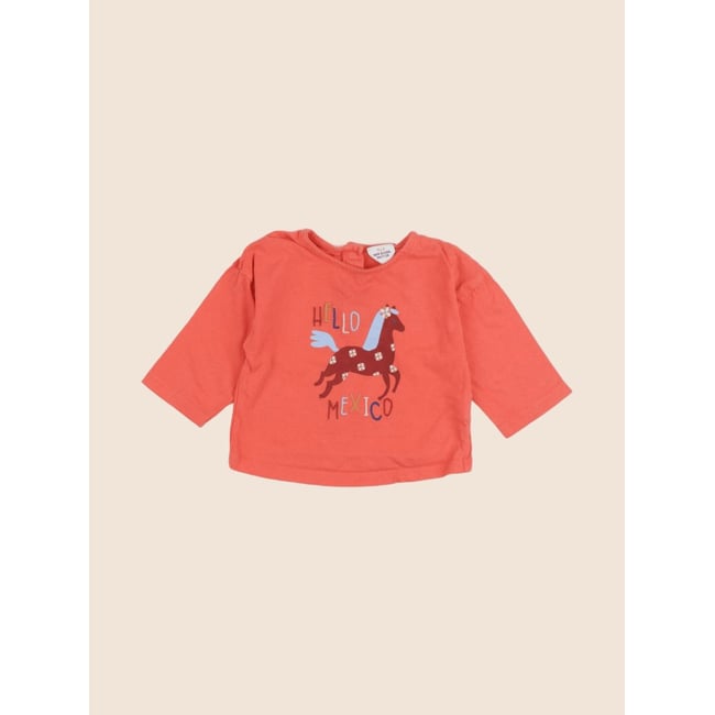 Tee-shirt - Très bon état orange <span itemprop=