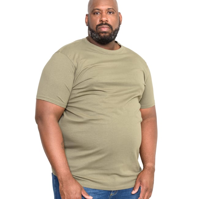 T-shirt uni manches courtes grande taille FLYERS - DUKE