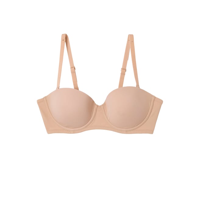 Soutien-gorge de grossesse avec armatures bretelles amovibles beige <span itemprop=