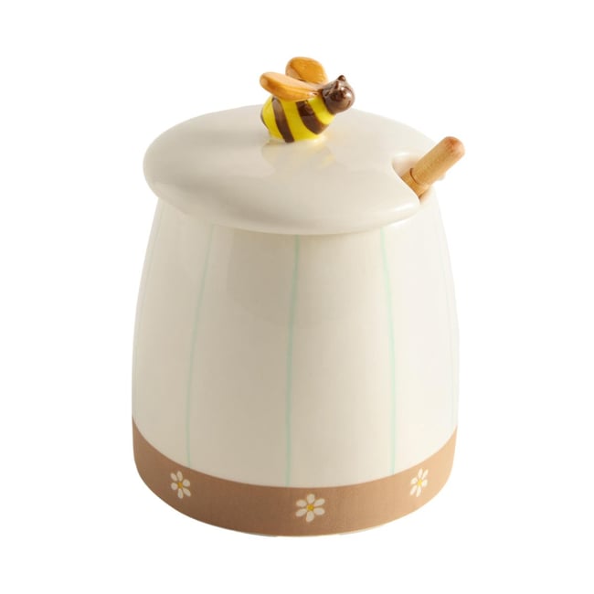 Pot à miel faune et flore printemps Couleur naturel <span itemprop=