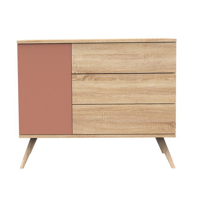 Commode 1 porte et 3 tiroirs - SAUTHON