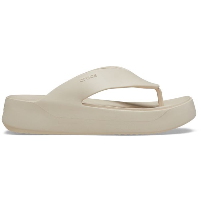 Tong plateforme getaway flip beige <span itemprop=