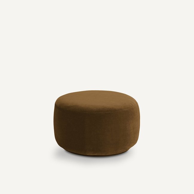 XL velvet footrest, Rosebury design E.by E. Gallina - AM.PM