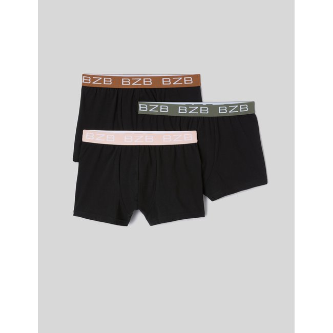 Lot de 3 boxers camel <span itemprop=