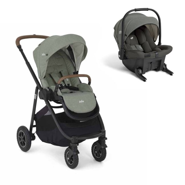 Pack poussette duo Versatrax + Sprint vert <span itemprop=