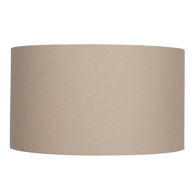 35cm Cotton Taupe Cylinder Lampshade, taupe, SO'HOME