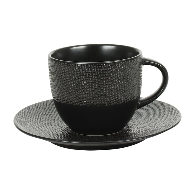 Tasse à thé et sous-tasse Vésuvio   22 cl (lot de 6) - TABLE PASSION