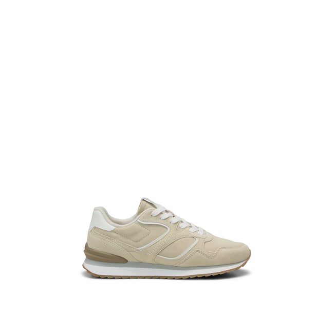 Sneaker modèle Maxima en cuir velours doux - MARC O'POLO