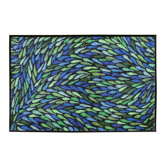 Tapis decor caoutchouc & nylon GOUTTES - GARNIER THIEBAUT