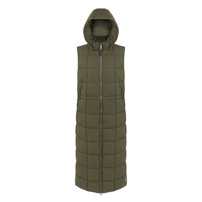 Veste sans manches LEANDRA kaki <span itemprop=