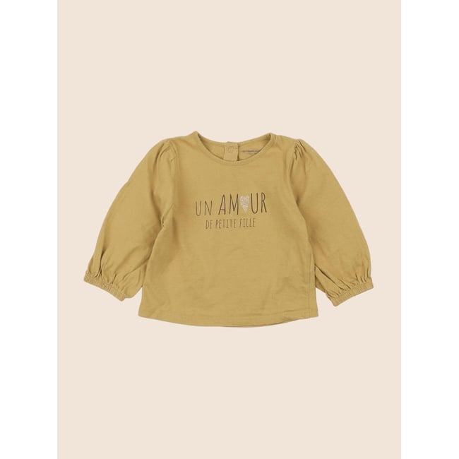 Tee-shirt - Très bon état jaune <span itemprop=