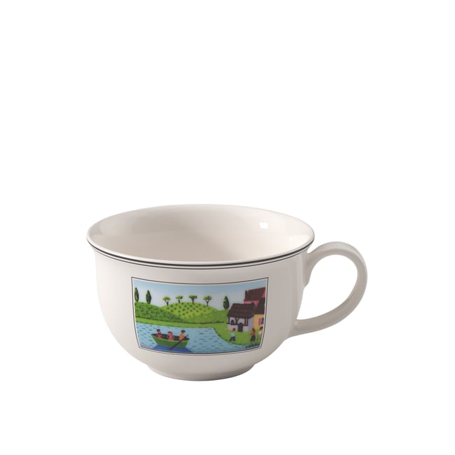 Tasse À Cappuccino DESIGN NAIF Couleur multicolore <span itemprop=