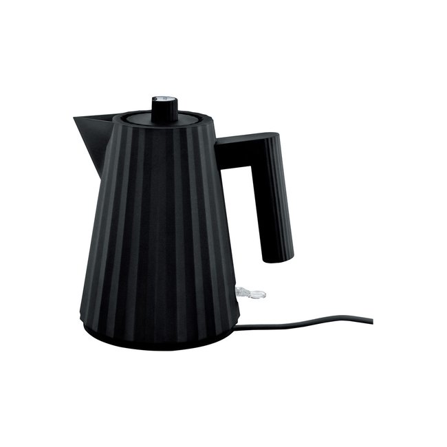 Bouilloire électrique plissé noir 1 l noir <span itemprop=