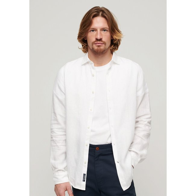 Hemd met lange mouwen in linnen - SUPERDRY