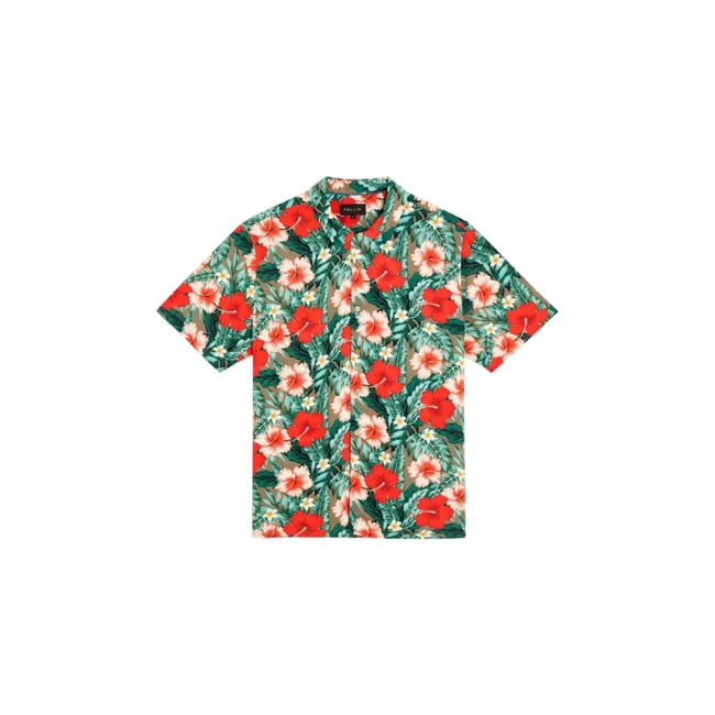 CHEMISE HAWAÏENNE BACKDOOR multicolore <span itemprop=