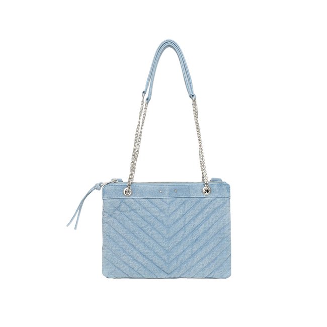 Sac pochette 1440 Reporter denim délavé bleu <span itemprop=