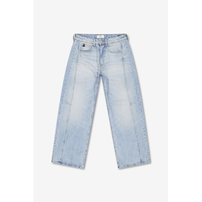 Jeans loose, large LEALA, longueur 34 blue <span itemprop=