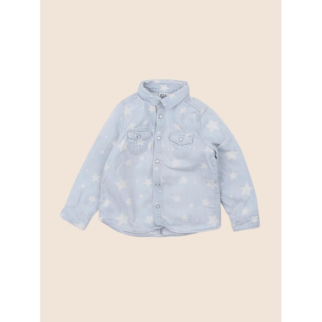Blouse - Bon état bleu <span itemprop=