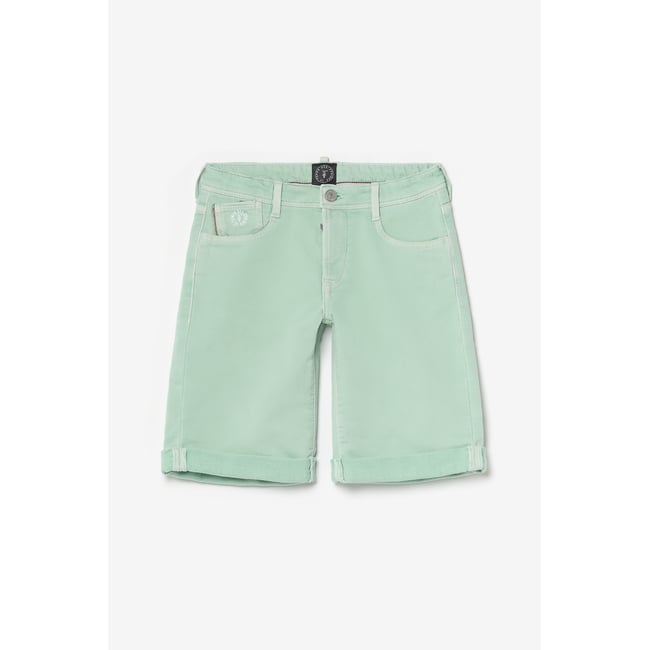 Bermuda short JOGG vert d'eau <span itemprop=