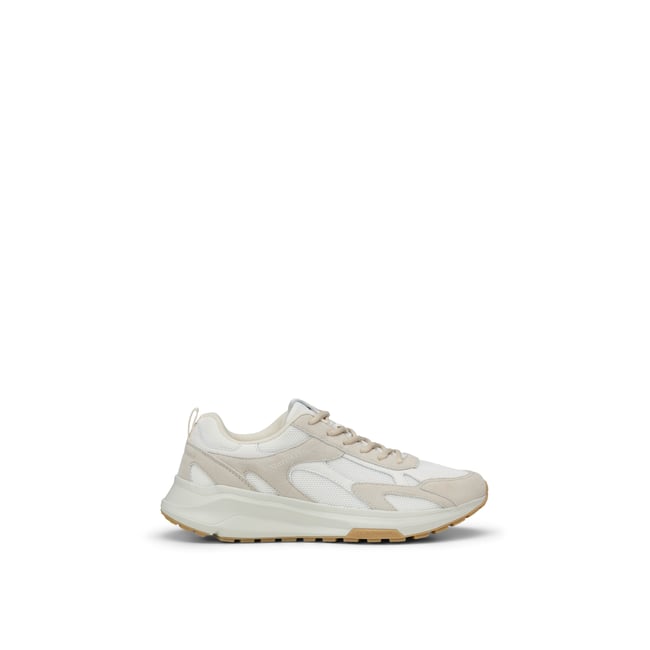 Sneaker modèle Louis en cuir de vache et mesh - MARC O'POLO
