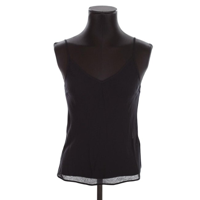 Top sans manche en coton - Très Bon État noir <span itemprop=