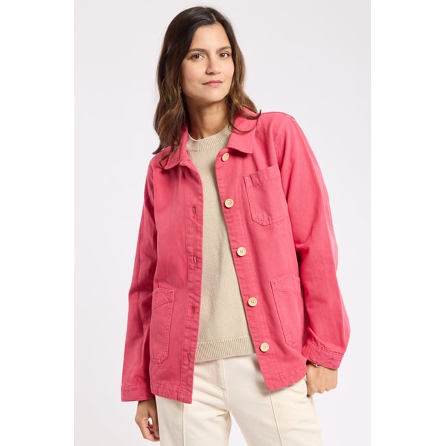 Veste pêcheur en coton canvas primerose <span itemprop=