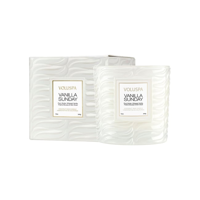 Vanilla sunday - bougie parfumée - modèle classique Couleur caramel <span itemprop=