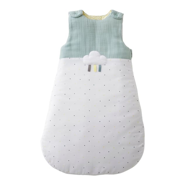 Gigoteuse Bébé Sans Manches Vertbaudet - Oeko-Tex Éléphant Blanc | Taille 18-36 Mois