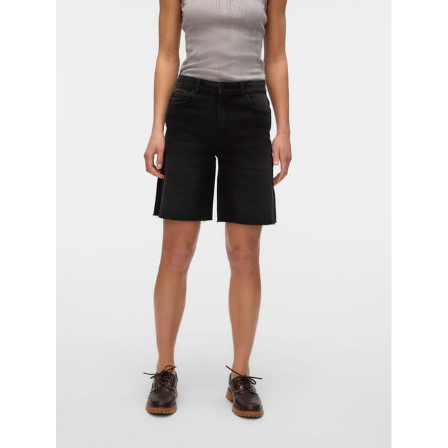 Short En Denim black denim <span itemprop=