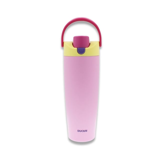 Gourde isotherme rose avec poignée Couleur rose <span itemprop=