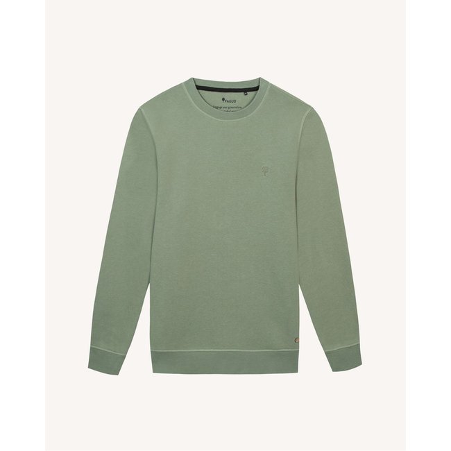Sweat coton DONZY DONZY kaki <span itemprop=