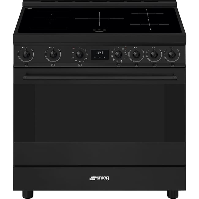 Piano de cuisson induction 5 feux 90 cm C9IPN2 noir mat <span itemprop=