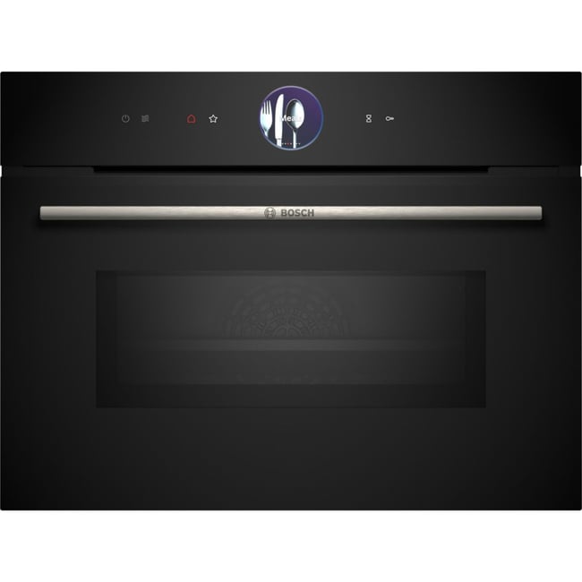 Four micro onde combiné CMG7761B1 série 8 Air Fry - Pyrolyse, Compact 45cm, Assistant IA, Wifi - BOSCH