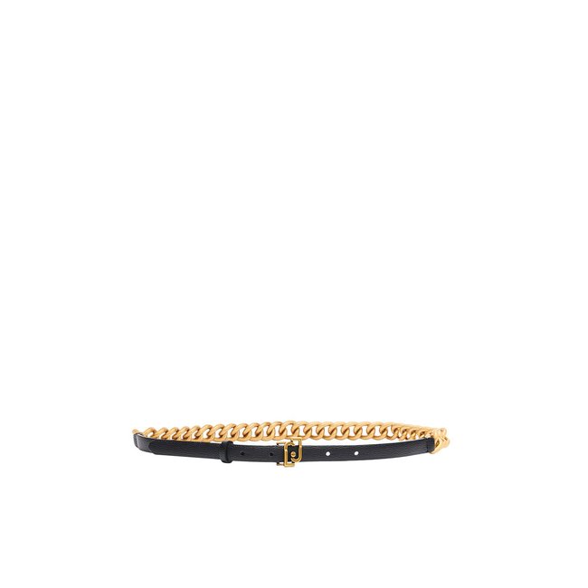 Ceinture avec chaîne noir <span itemprop=