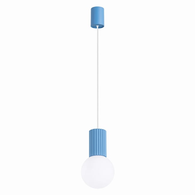 Suspension Aluminium Bleu G9 1 Halo Couleur bleu <span itemprop=