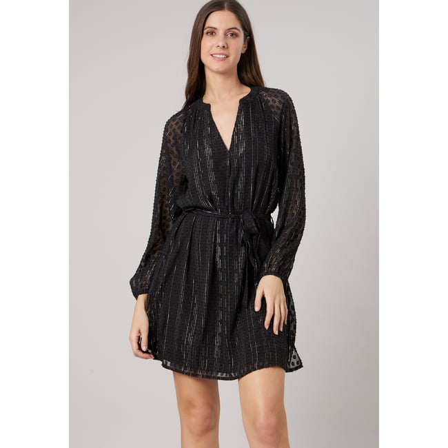 Robe ample habillée femme NAVINI black <span itemprop=