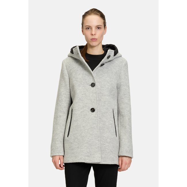 Veste en laine à capuche - GIL BRET