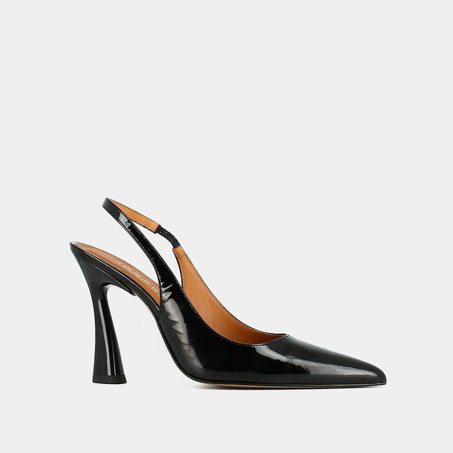 Slingback pumps  in gelakt leer Dressy <span itemprop=