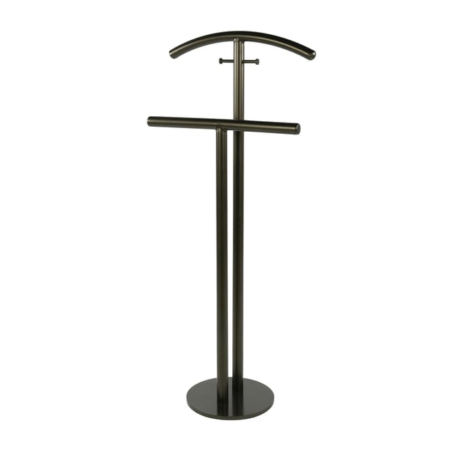 Valet de chambre en métal finition bronze HELSINKI Couleur marron <span itemprop=