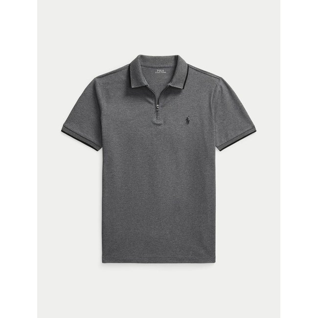 Polo a maniche corte in mesh elasticizzato - POLO RALPH LAUREN