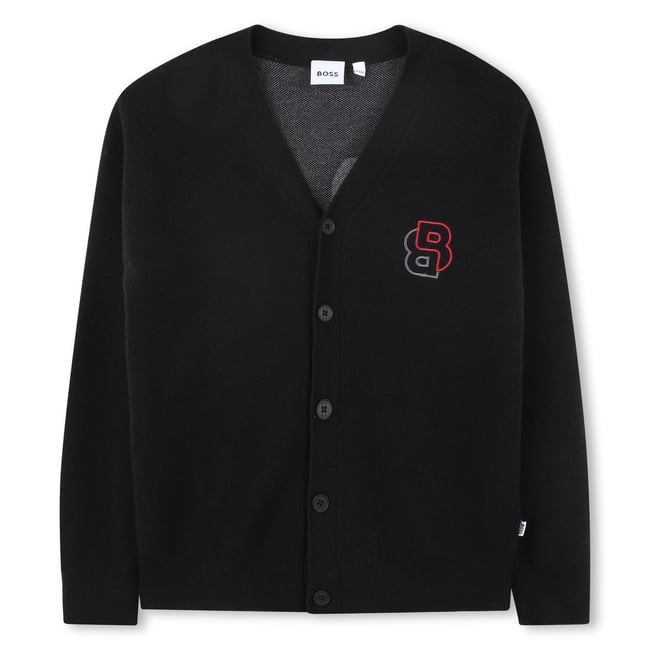 Cardigan en tricot black <span itemprop=