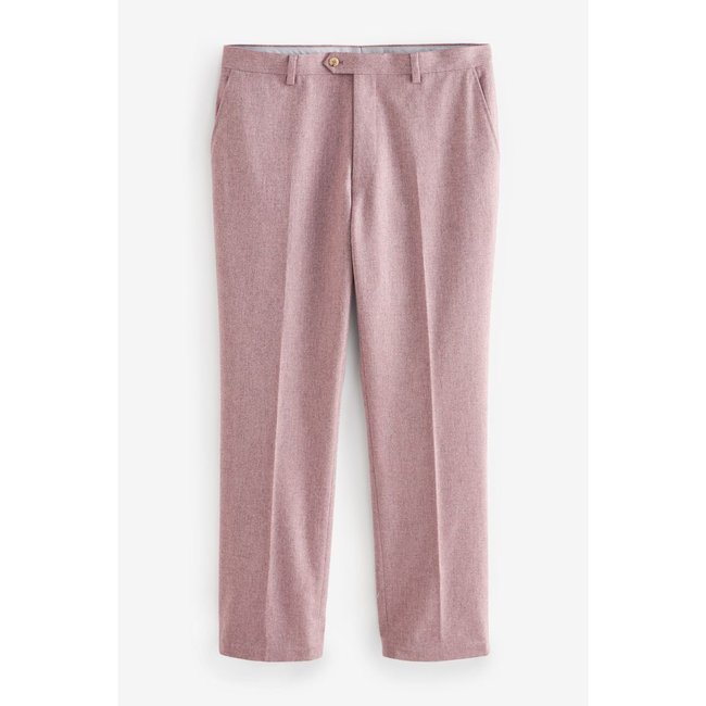 Pantalon de costume avec poches rose <span itemprop=