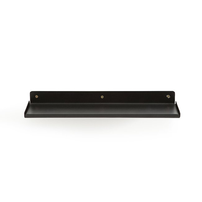 Estante de pared de hierro an. 43 cm, Acia negro <span itemprop=